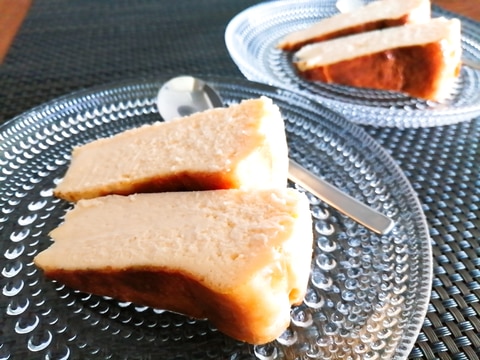 作りやすい分量☆絶品バスクチーズケーキ